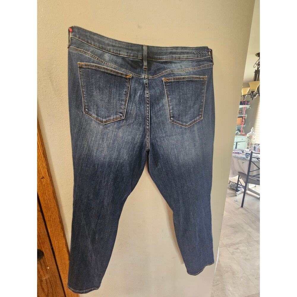 VIGOSS Jagger Skinny Jeans Women’s Size 20 Dark Wash Distressed Stretch Denim - Picture 7 of 7